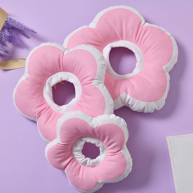 VÒNG CỔ THÚ CƯNG VÒNG CỔ LOA CHỐNG LIẾM CHO THỎ CHÓ MÈO BÔNG HOA DỄ THƯƠNG TỪ 0.5-5.5KG MÃ 10 CHO CHÓ MÈO THỎ