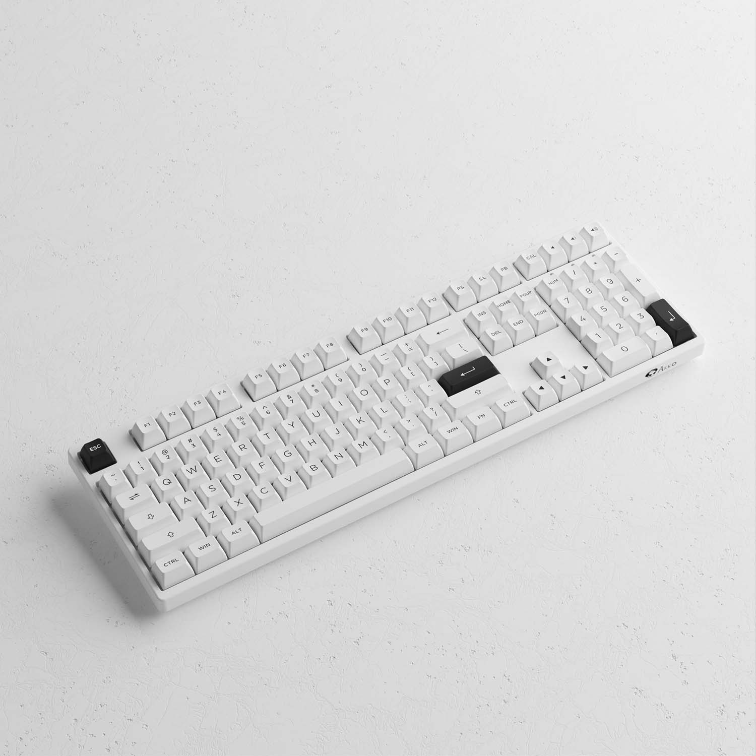 Bàn phím cơ AKKO 3108 RF Black on White - Hàng Chính Hãng
