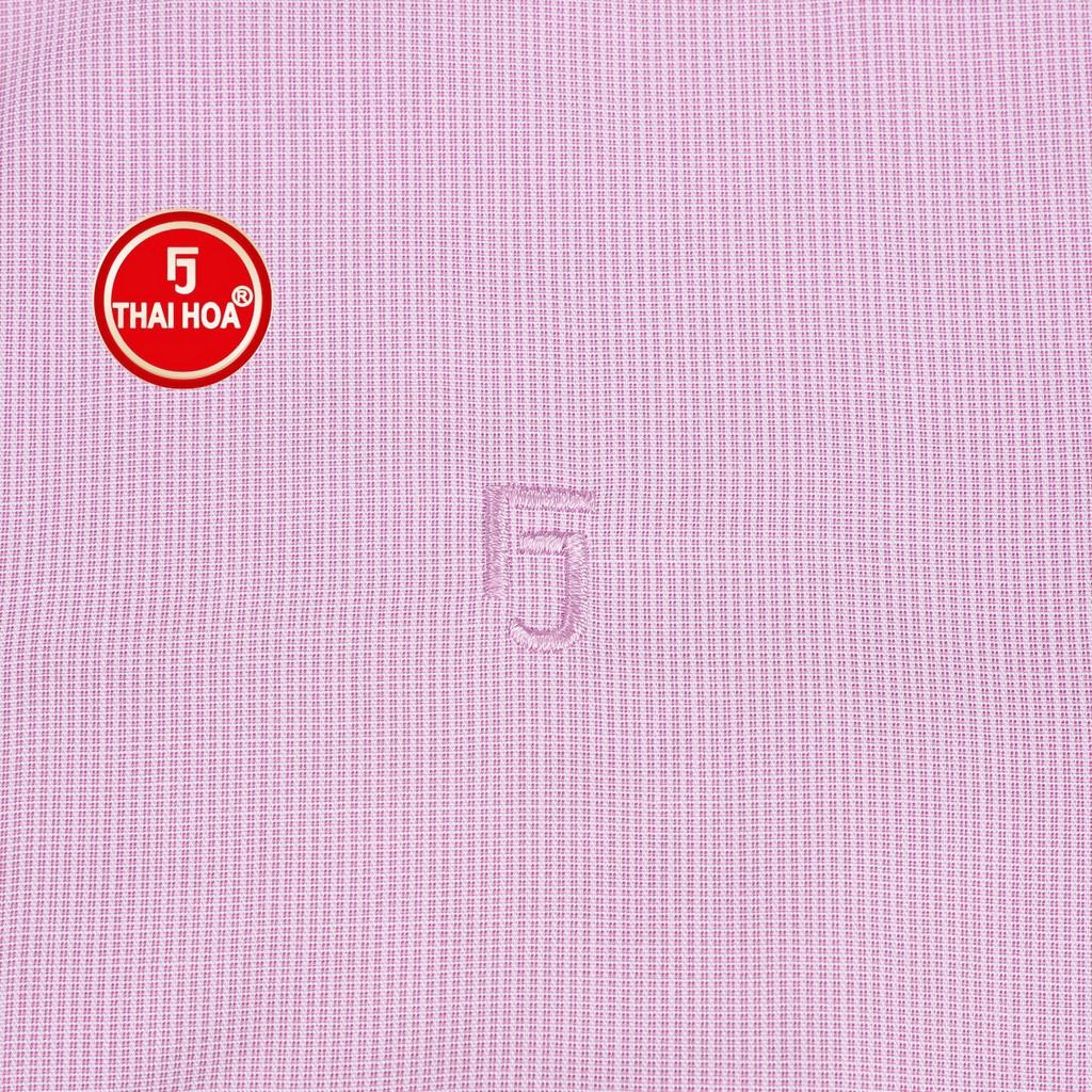 Áo sơ mi nữ Thái Hòa 631-10-01 công sở dài tay vải cotton kẻ tăm caro