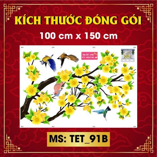 DECAL TRANG TRÍ TẾT 2023 COMBO SỐ 21