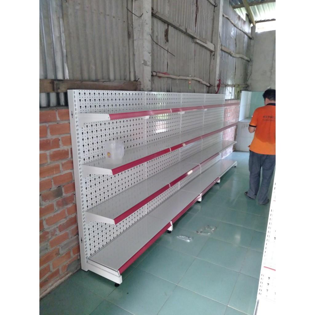 Kệ siêu thị tôn đục lỗ-Cao 1500mm