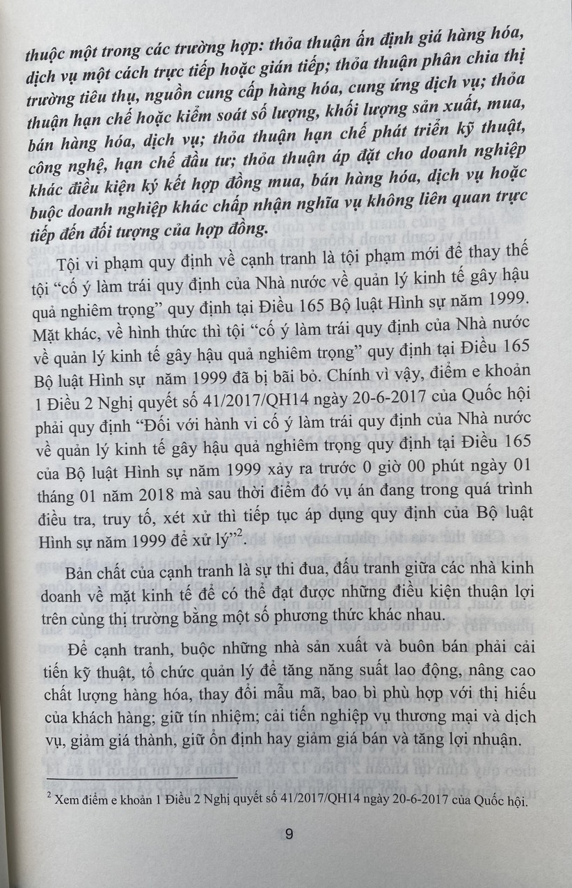 Bình luận Bộ Luật Hình Sự năm 2015 - Phần Các Tội Phạm - Chương XVIII- Mục 3  Các Tội Phạm Khác X âm Phạm Trật Tự Quản Lý Kinh Tế