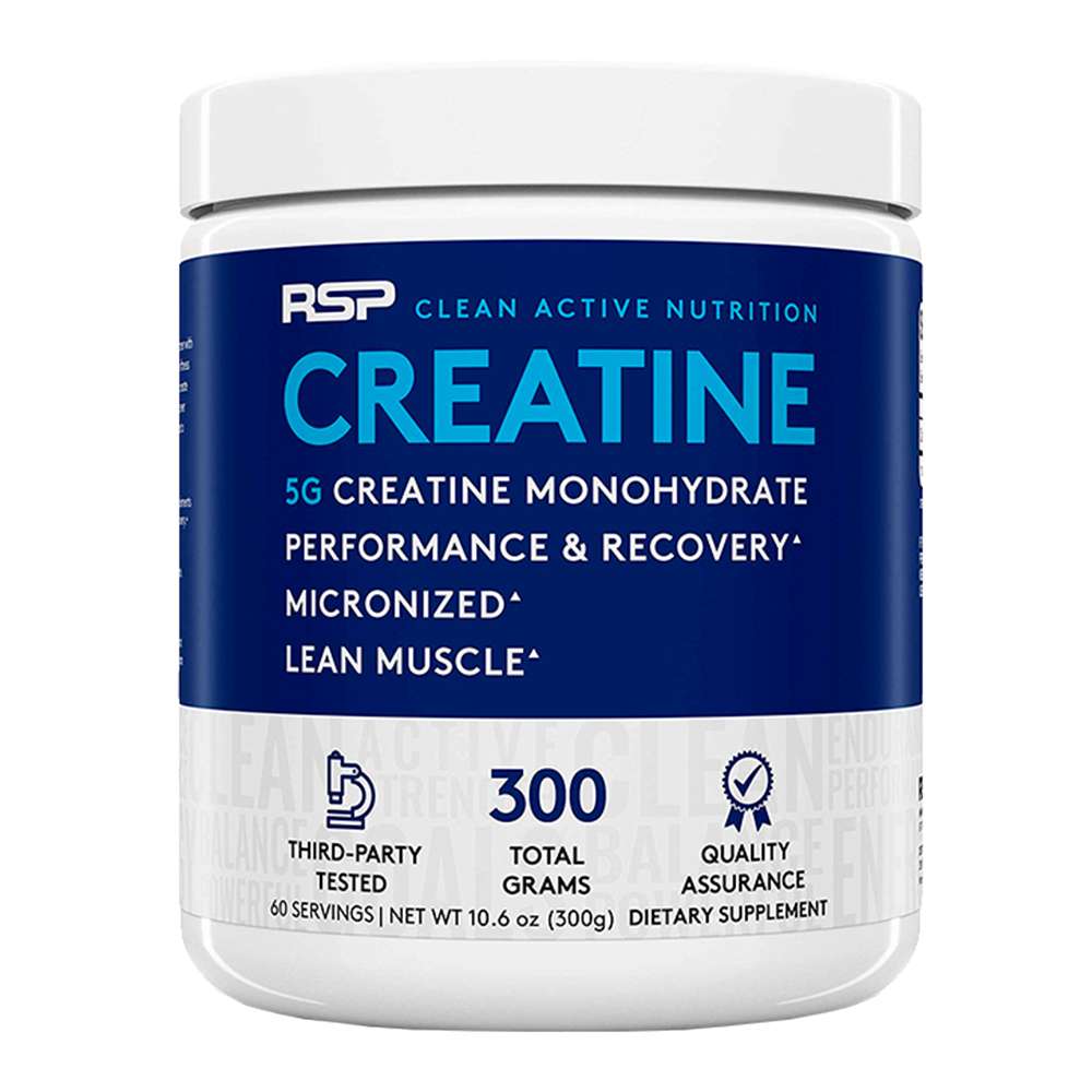 RSP Nutrition Creatine Monohydrate 300grams Hổ Trợ Tăng Sức Mạnh và Phục Hồi Cơ Bắp