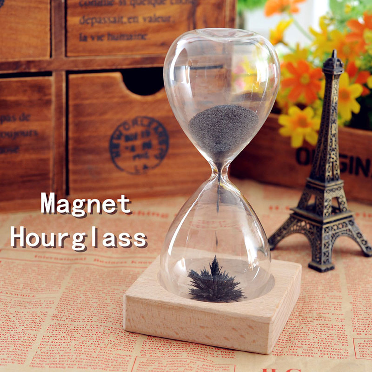 ĐỒNG HỒ CÁT NAM CHÂM (MAGNET HOURGLASS)