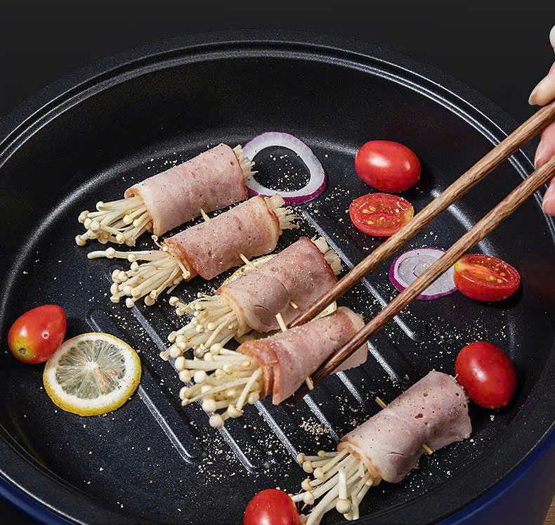 Nồi Lẩu Nướng Đa Năng 2in1 SEKA SK640 Dung Tích 4L, 1300W Lòng Nồi Tháo Rời Dễ Vệ Sinh -  Hàng Chính Hãng