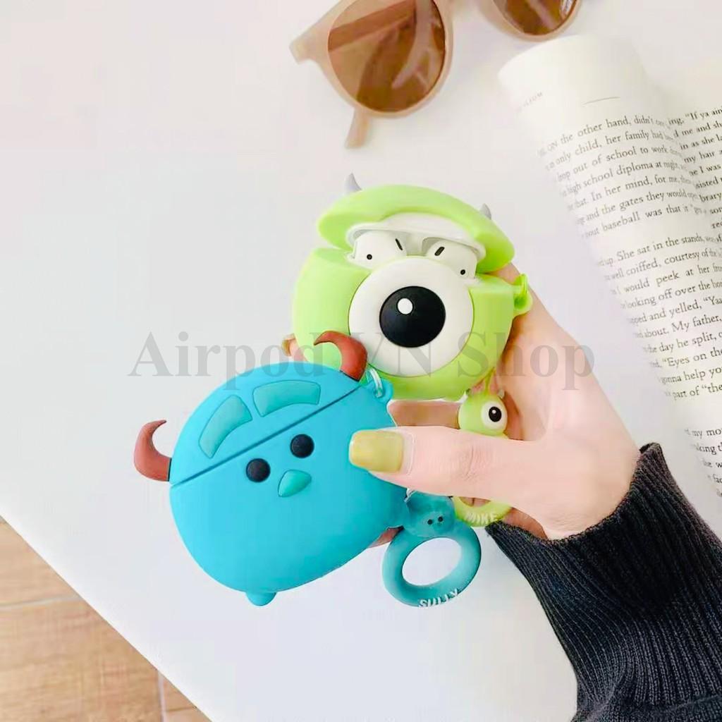 Bao Case Ốp dành cho airpod 1 và 2, tai nghe bluetooth i11,i12, i100, i200, i9s... Mike &amp; Sully hình đẹp cao cấp