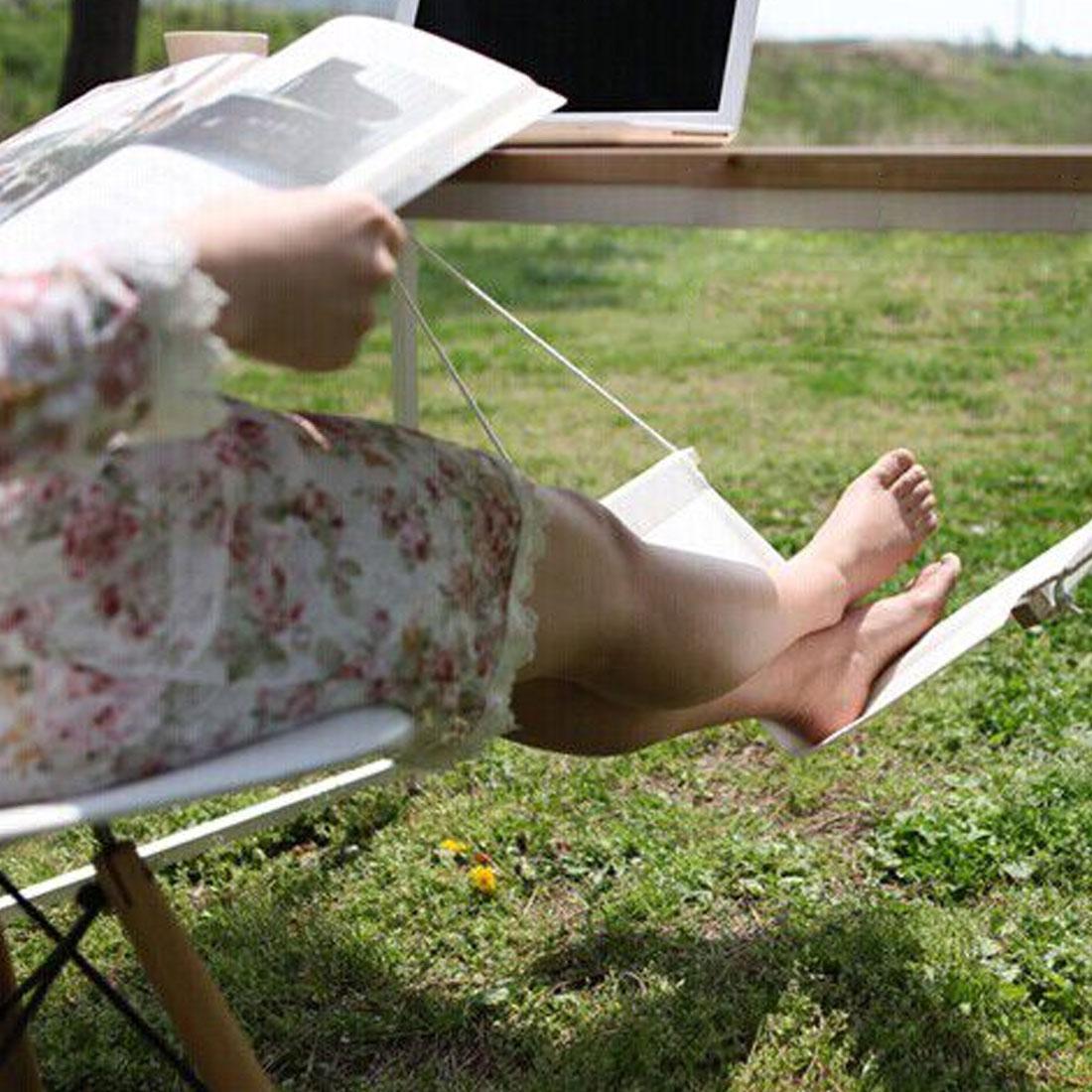 Giày Lười Giản Dị Để Bàn Còn Lại Chân Đưa Chân Chân Đầm Xòe Chân Giải Trí Nhà Chân Bàn Chân Võng Sáng Tạo Đơn Giản Chân võng