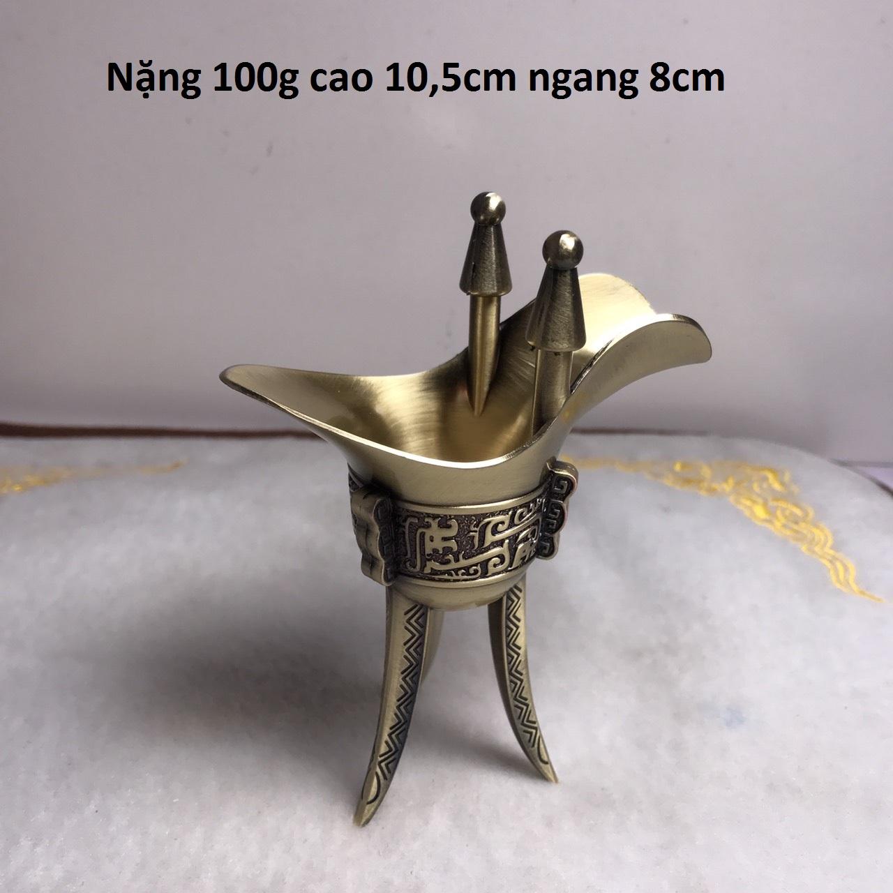 Ly tần thủy hoàng bằng đồng cao cấp MS120