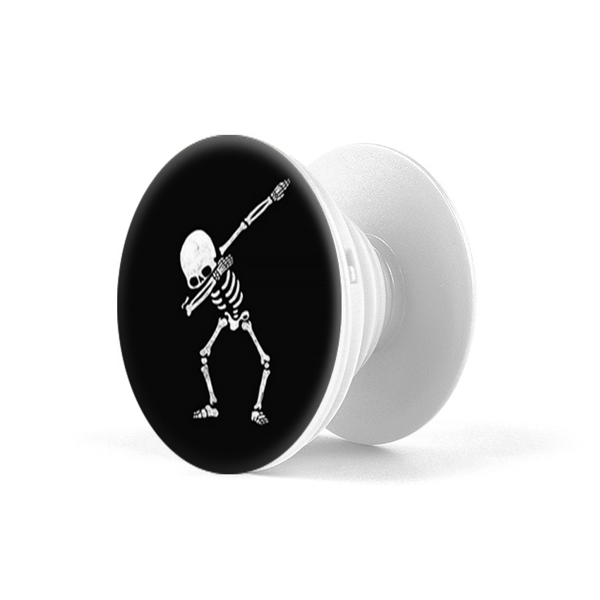 Gía đỡ điện thoại đa năng, tiện lợi - Popsockets - In hình BONE - Hàng Chính Hãng