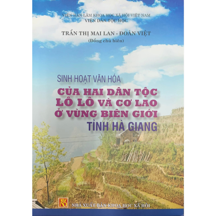 Sách - Sinh hoạt văn hóa của hai dân tộc Lô Lô và Cơ Lao ở vùng biên giới tỉnh Hà Giang