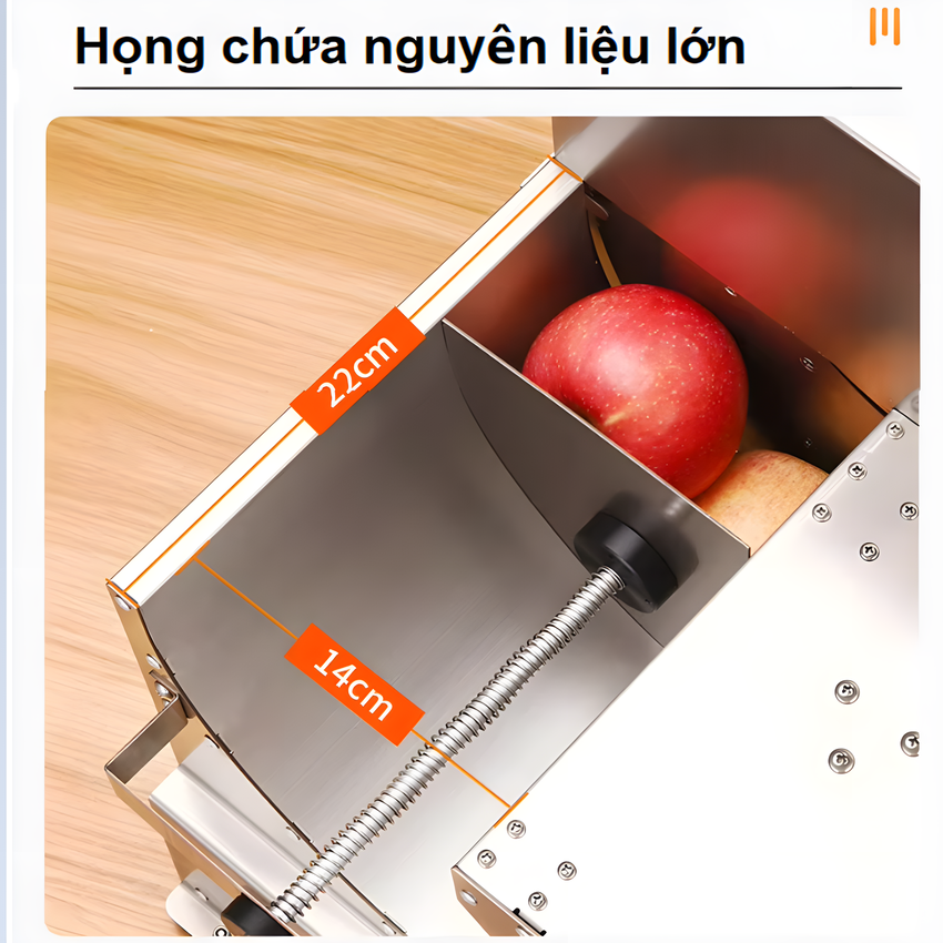 Máy thái lát rau củ quả và thịt đông lạnh tự động. Thương hiệu Anh Quốc cao cấp AOSIDA QP-D003. Hàng chính hãng