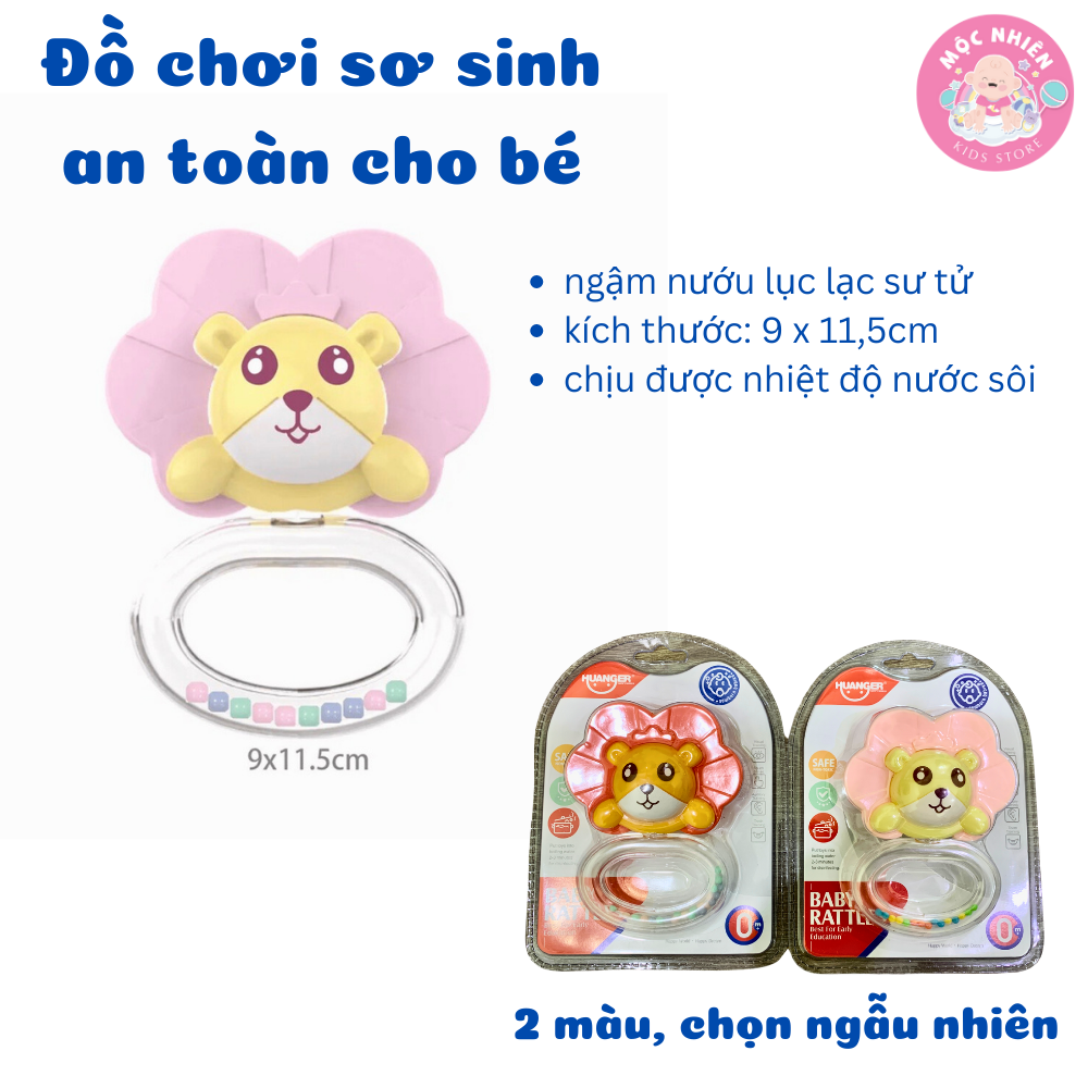 Đồ Chơi Sơ Sinh - Lục Lạc, Xúc Xắc Gặm Nướu HUANGER Baby Rattles - Cho Bé Sơ Sinh Từ 0 Tháng Tuổi