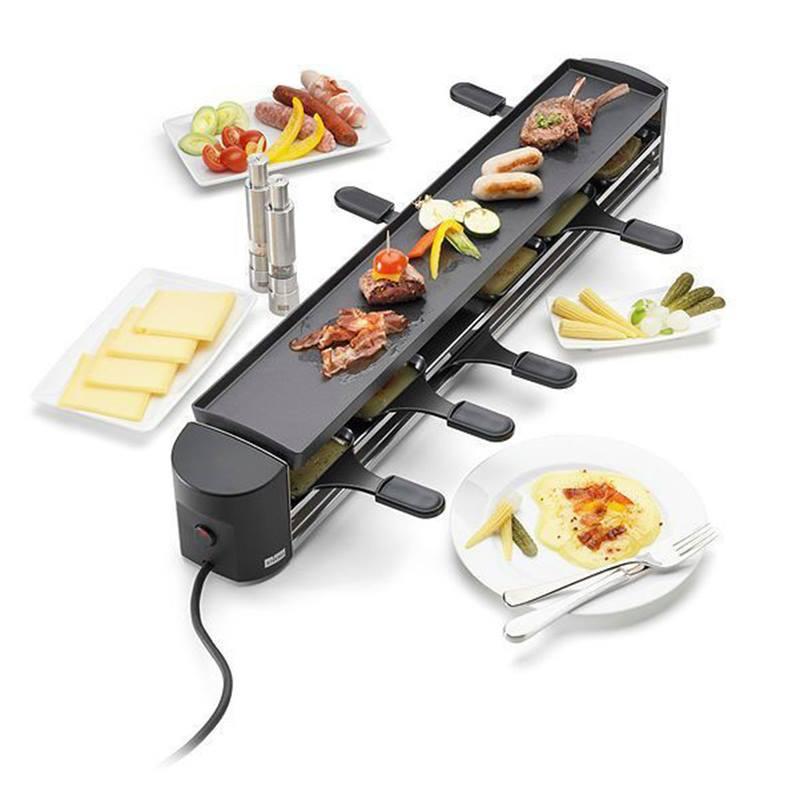 Vỉ Nướng Stöckli Cheeseboard Six, Bếp Nướng, Công Suất 1000W, Dành Cho 6 Người Ăn, Mặt Bếp Chống Dính, Nhập Đức
