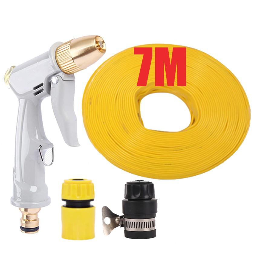 Bộ dây và vòi xịt rửa xe tưới cây tăng áp 7-10M 206846
