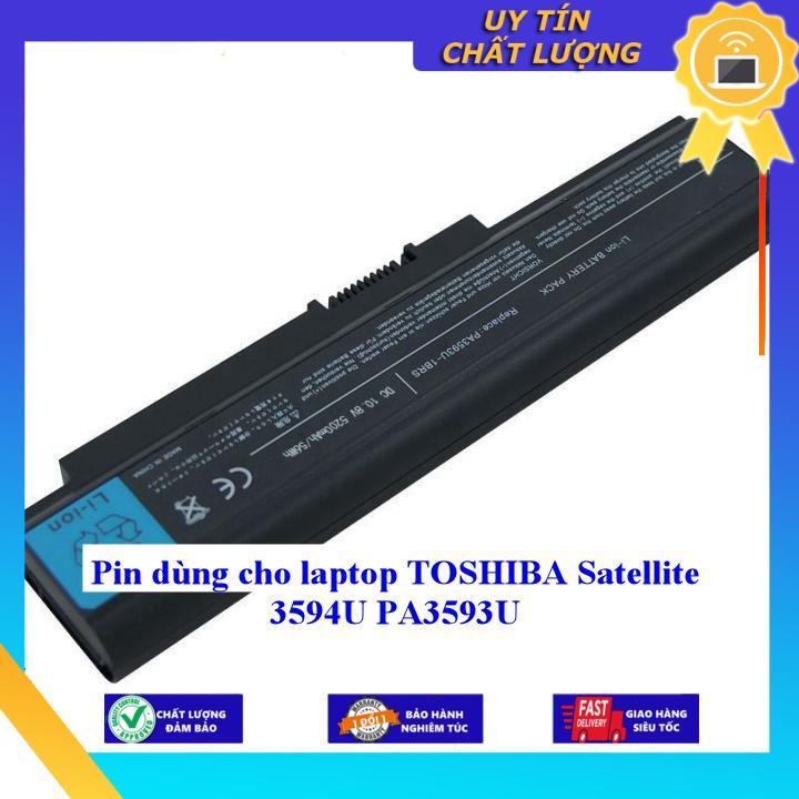 Pin dùng cho laptop TOSHIBA Satellite 3594U PA3593U - Hàng Nhập Khẩu  MIBAT563