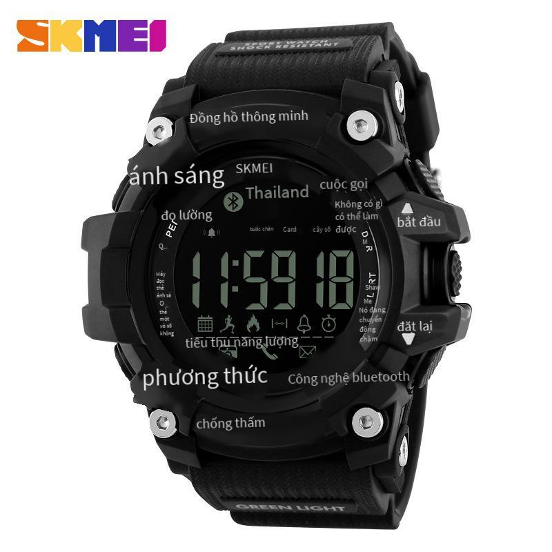 Phong cách mới nhất Khoảnh khắc làm đẹp điện thoại di động mới bluetooth đồng hồ điện tử chống nước thể thao đồng hồ thông minh nhắc nhở máy đếm bước chân hỗ trợ ios android