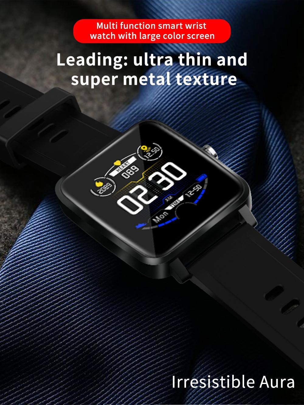 V10 Smart Watch Bluetooth Sports Health Wristband Heart Rate Fitness Pedometer Smartwatch 6
