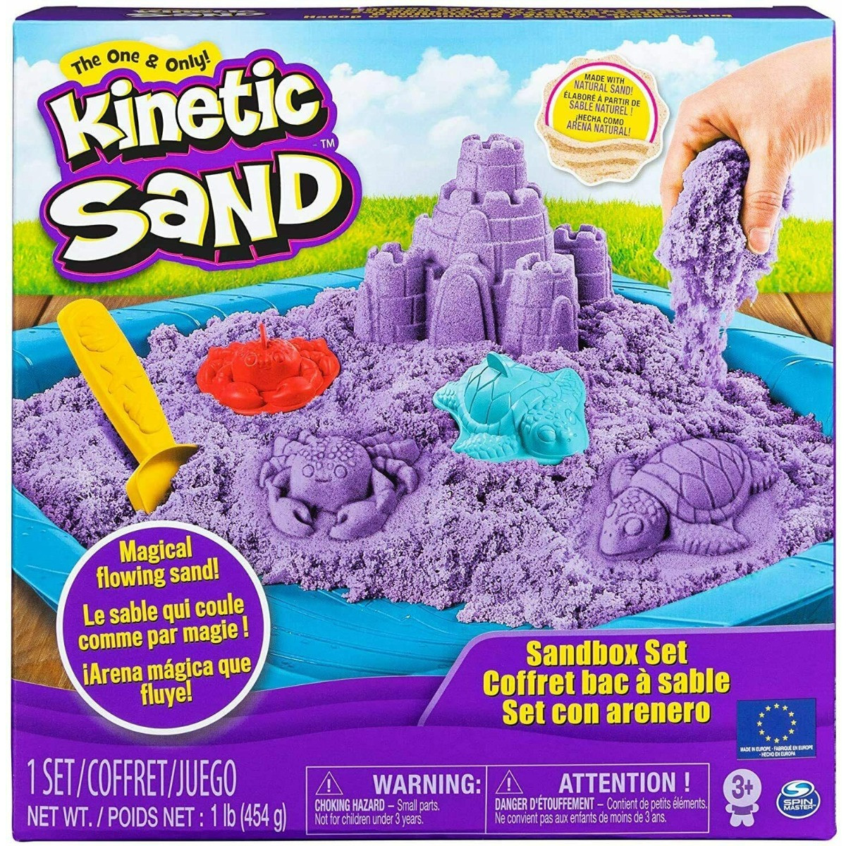 Đồ Chơi KINETIC SAND Bộ Cát, Dụng Cụ Và Khay Chơi Cát 6024397