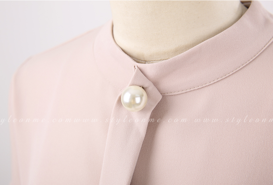 Áo cổ trụ cách điệu-MS06A