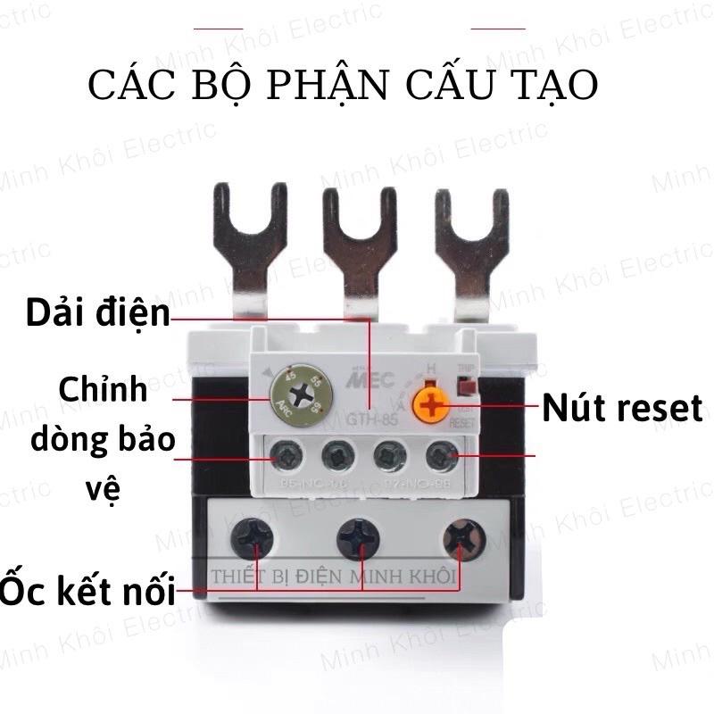 Rơ Le Nhiệt LS GTH Nhiều Dải Dòng, relay nhiệt gth ls Cho Khởi Động Từ