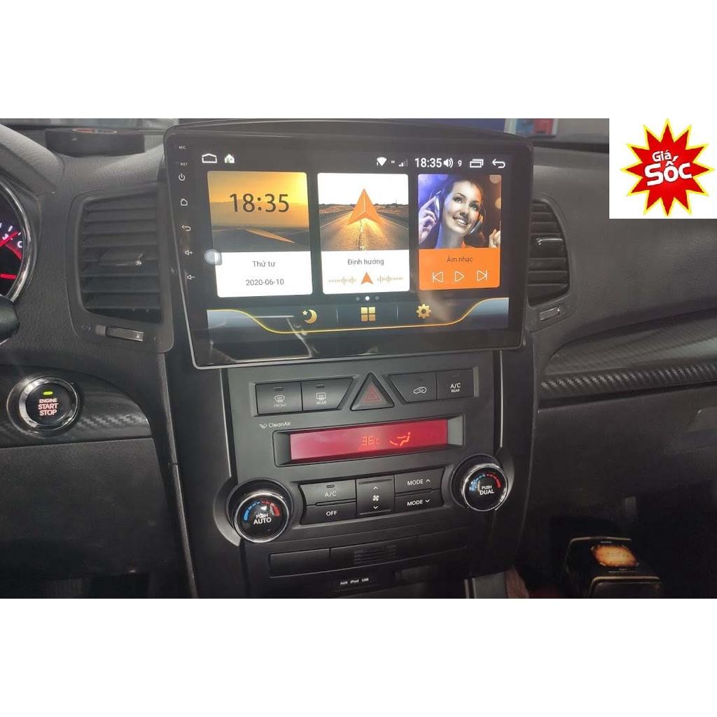 Mặt dưỡng kèm dây nguồn lắp màn hình android cho xe KIA SORENTO 2010-2015