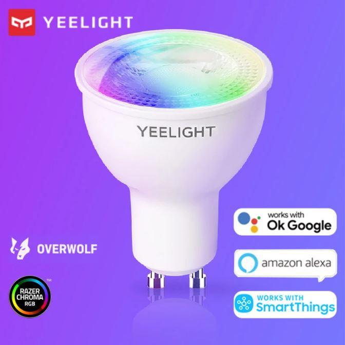 [NEW 2021] Bóng Đèn Thông Minh Yeelight Gu10 W1 đui cài - RGB 16 triệu màu