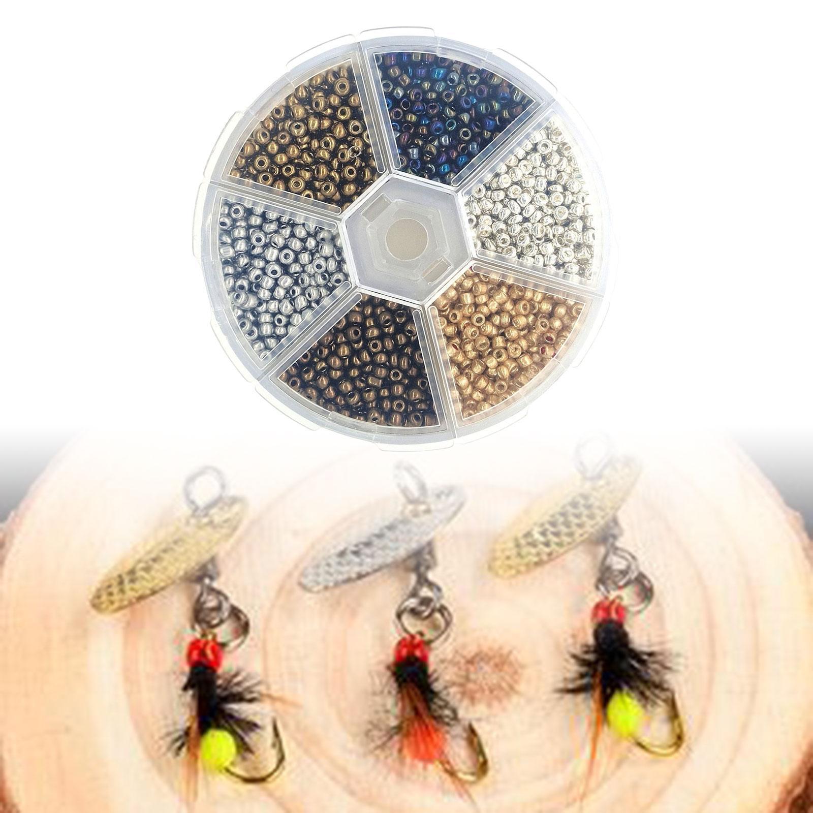 Fly Tying Beads Tungsten Slotted Beads salmon trouts Lures DIY Head for Lure Fishing