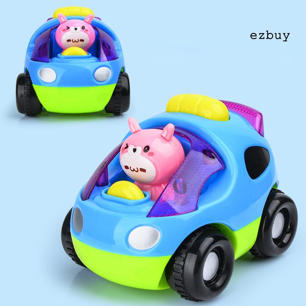 EY-Children Cartoon Baby Car Set Model Drop Resistant Inertial Sliding Vehicle Toy