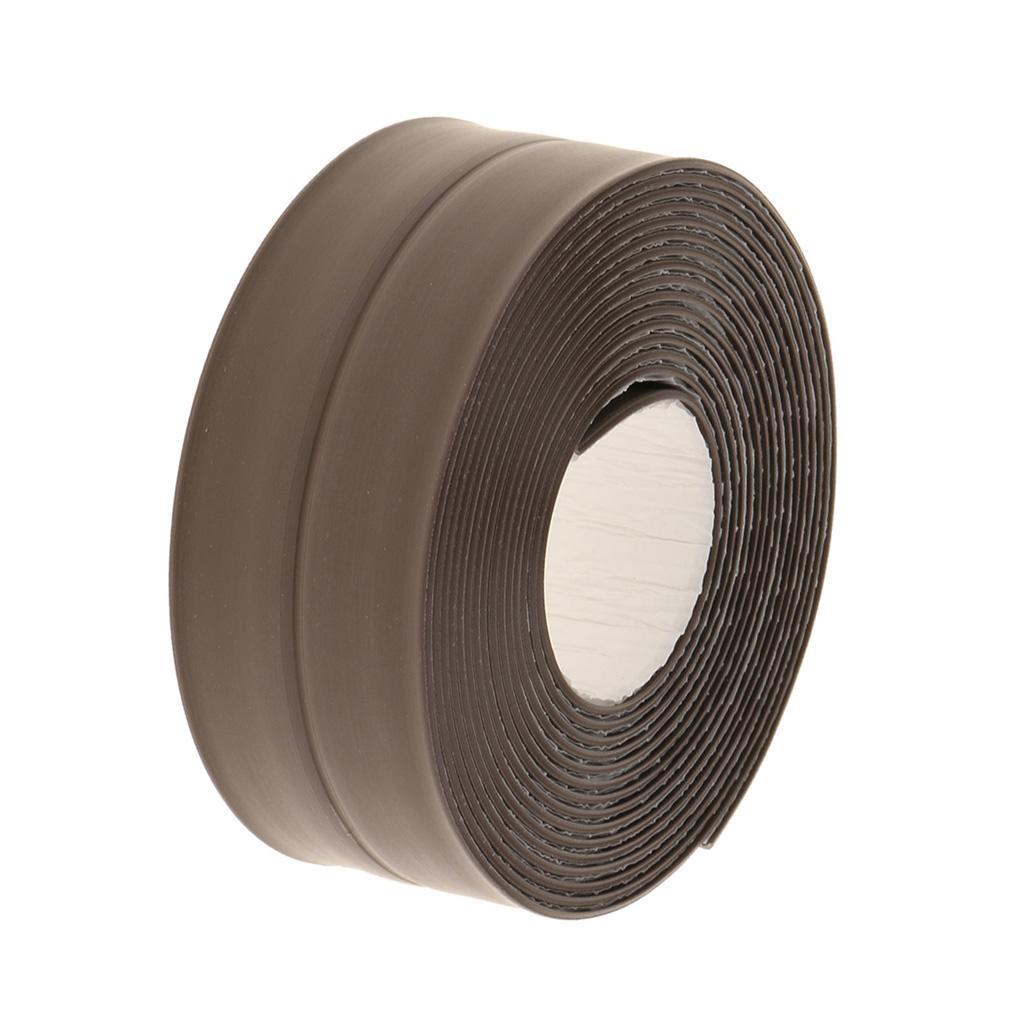 3.3Mx38mm Kitchen Bathroom Waterproof Mold Proof PE Wall / Seam Sealing Tape Caulk Strip