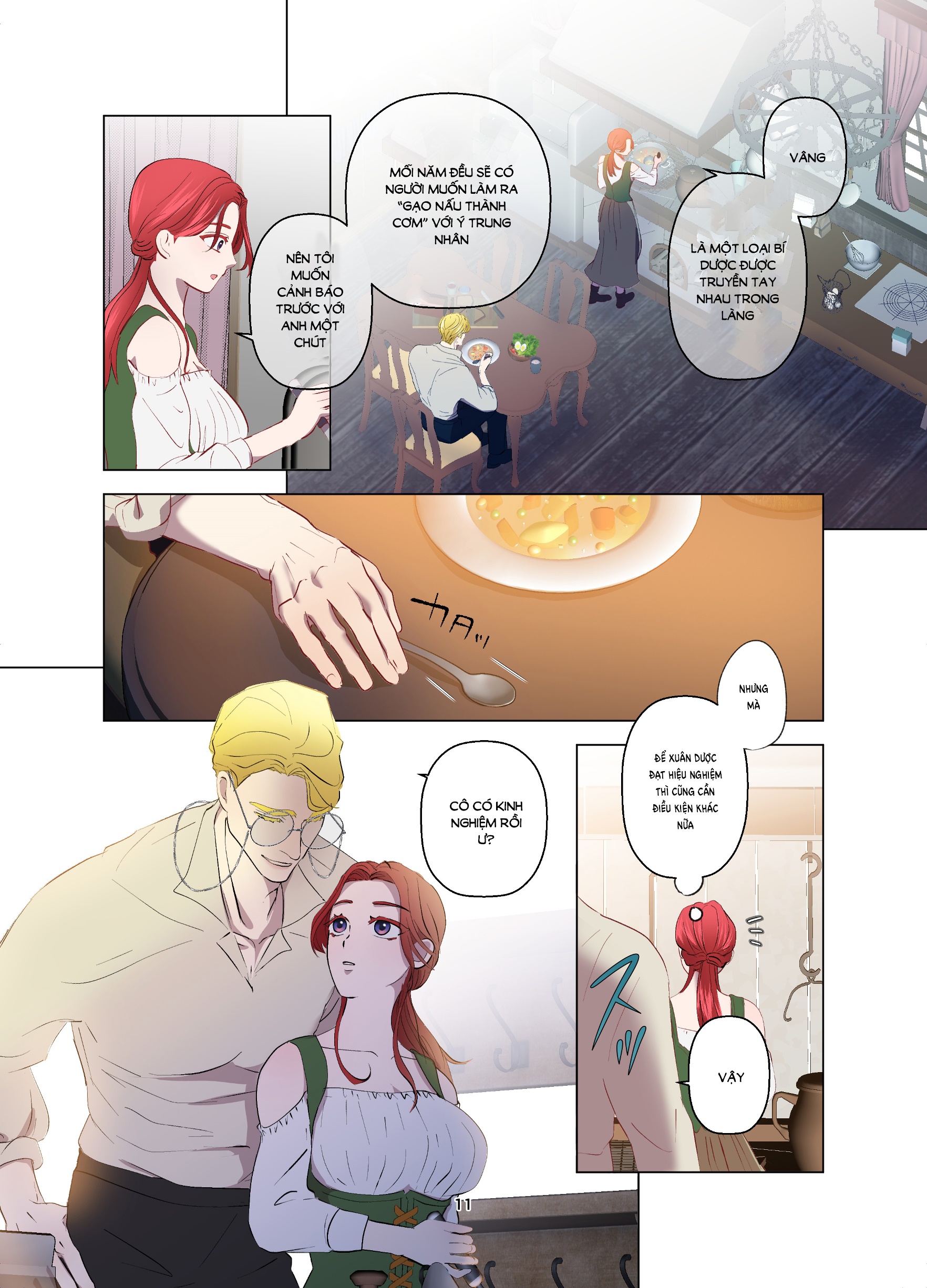 [21+] gái ế chạy không thoát tình yêu của đức cha - full màu chapter 3 1