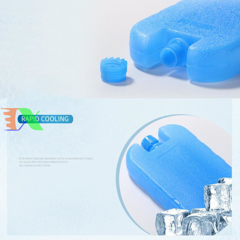 Combo 2 viên Đá khô CO2 DK500 giữ lạnh sữa dạng gel cho quạt điều hòa, du lịch, phượt