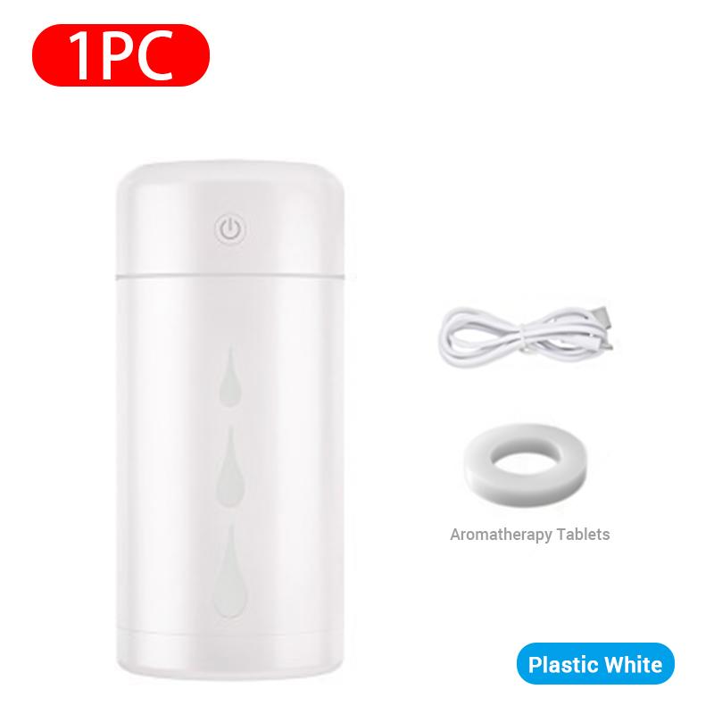 300Ml Máy Tạo Độ Ẩm Phun Sương Đầy Sao Bầu Không Khí Đèn Khuếch Tán Tinh Dầu USB Thấp Decibel Tắt Tiếng Máy Phun Sương Tạo Ẩm Cho Ô Tô Hộ Gia Đình