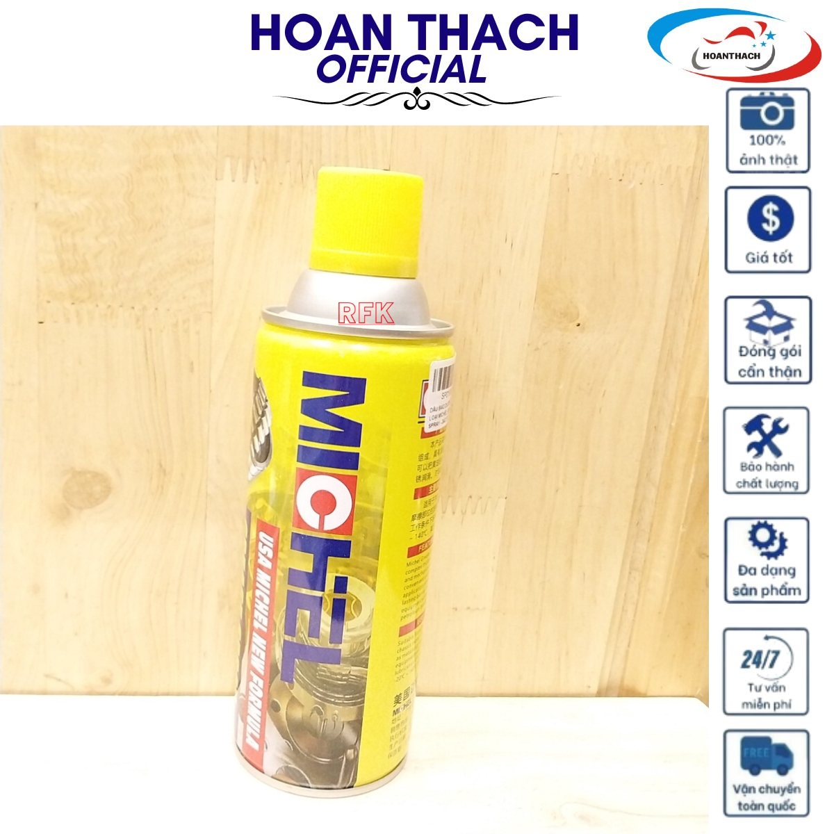 Dầu Bảo Dưỡng Kim Loại Michel (Grease Spray - 24C/1T) Dùng cho mọi dòng xe SP019517