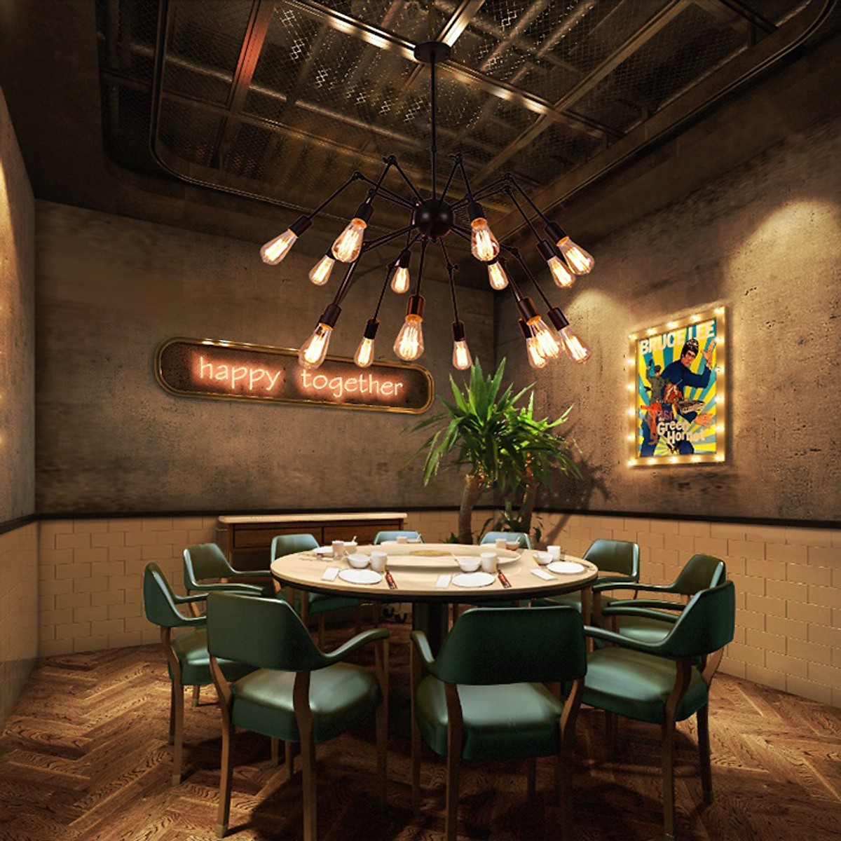 Đèn chùm - Đèn Thả Đa Nhánh - DT00045T Tặng kèm bóng VERSION LAMP