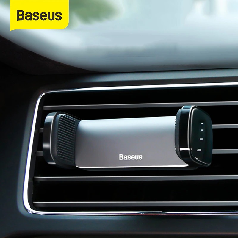 Bộ đế giữ điện thoại dùng cho xe hơi Baseus Steel Cannon Air Outlet Car Mount - Hàng Chính Hãng