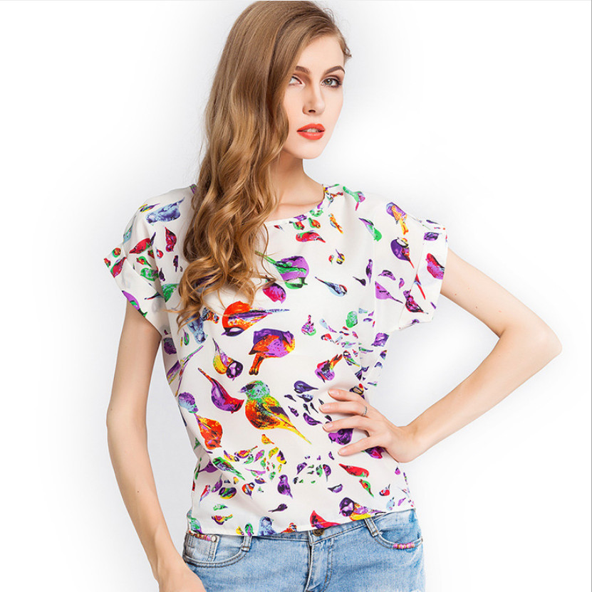 Áo kiểu nữ Haint Boutique chất voan mặc mát V04