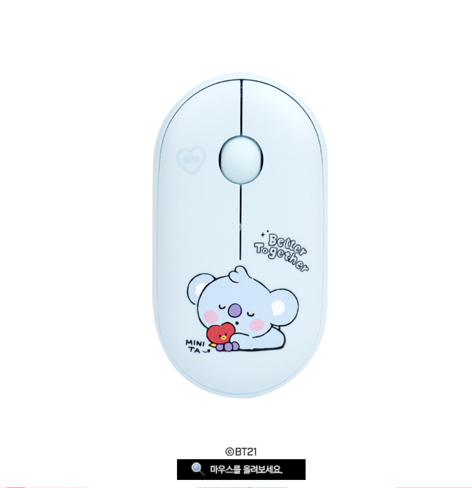 CHUỘT KHÔNG DÂY BT21 BABY VER 3 2021 CHỐNG ỒN KẾT NỐI 2 CÁCH-HÀNG CHÍNH HÃNG