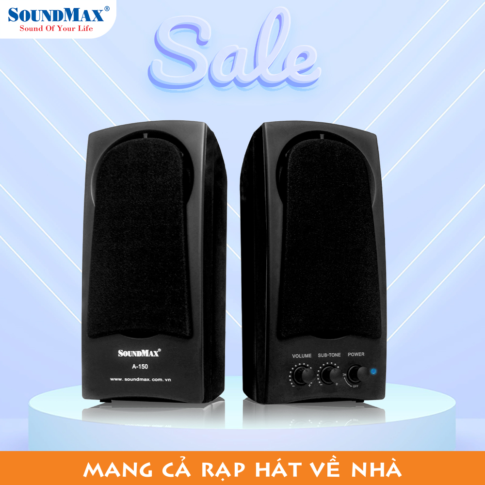 [Hàng Chính Hãng] Loa SoundMax A-150/2.0