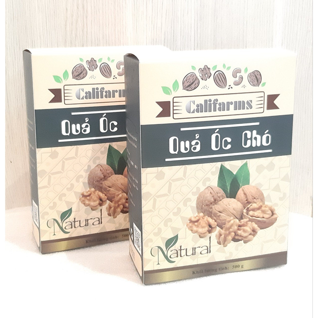 Quả Óc Chó Califarms 1KG (Gồm 2 hộp, Mỗi hộp 500g)