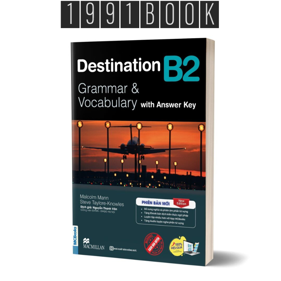 Sách Destination B1 & B2 Grammar and Vocabulary Kèm Đáp Án Lẻ/Combo - MCBOOKS - BẢN QUYỀN
