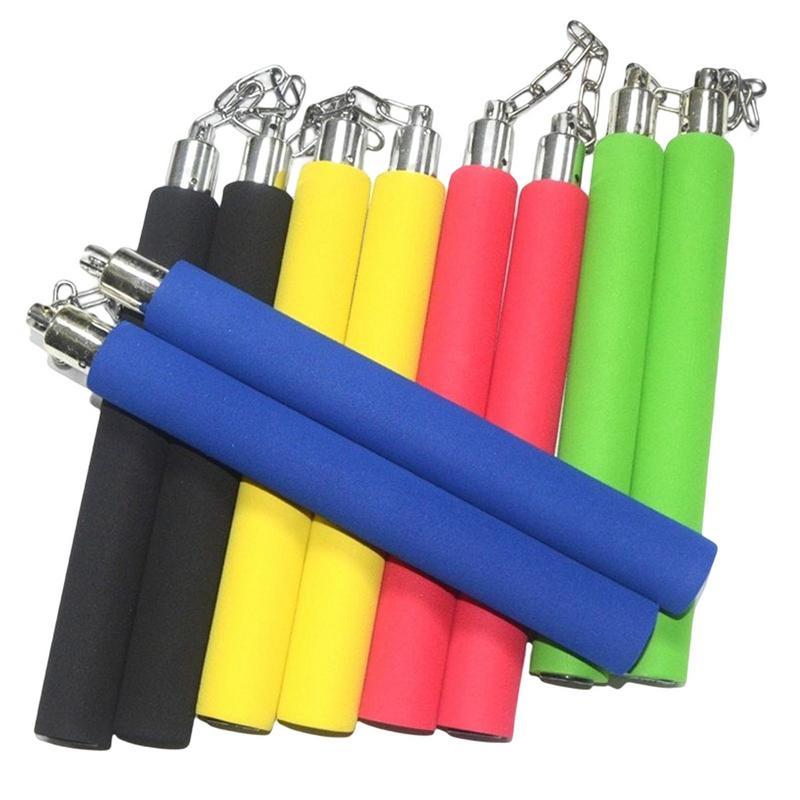 Kung Fu Sản phẩm nghệ thuật thực hành Đào tạo thiết bị võ thuật Nunchucks Đào tạo võ thuật Nunchucks Color: Black