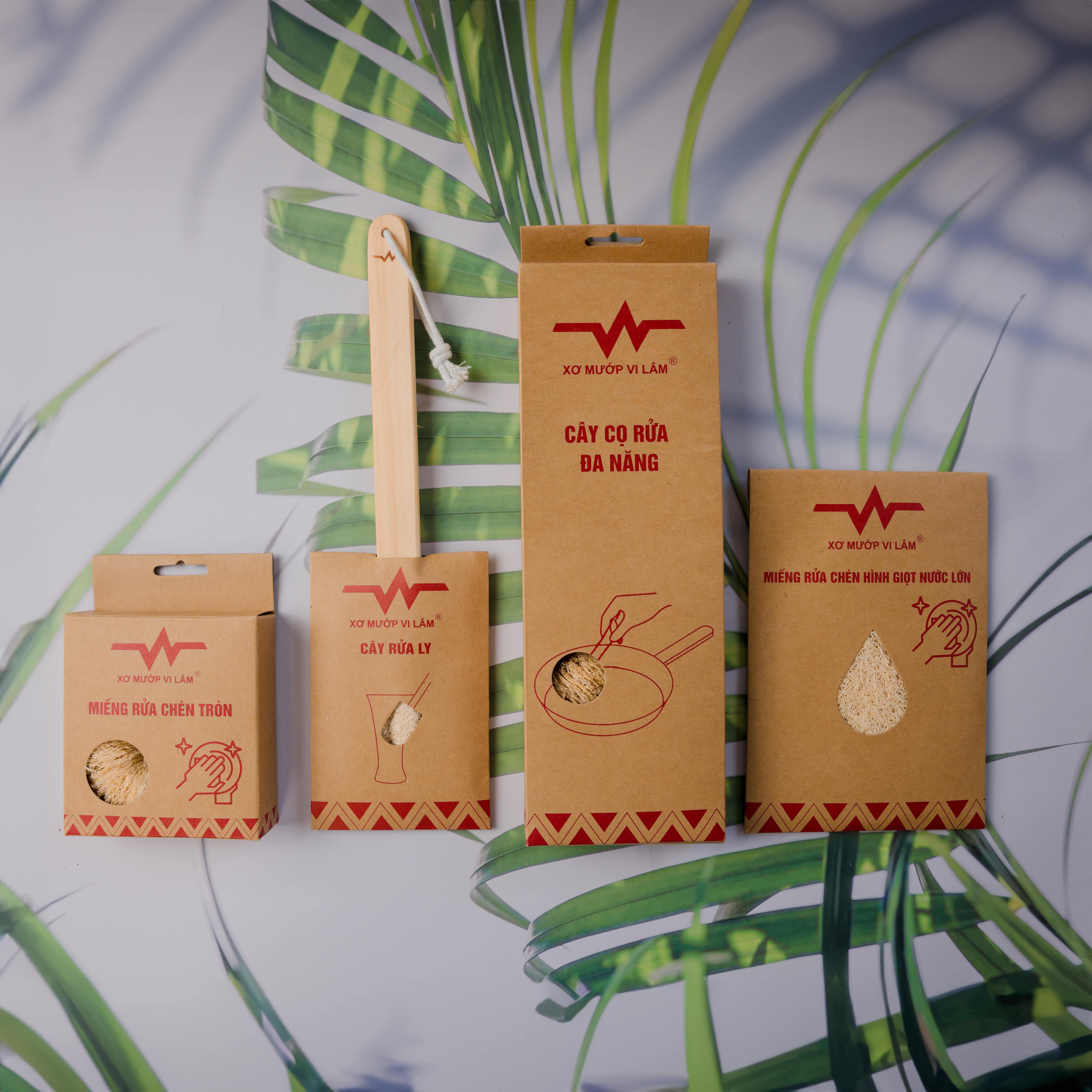 Combo Bếp Sạch Mỗi Ngày Với Xơ Mướp Vi Lâm