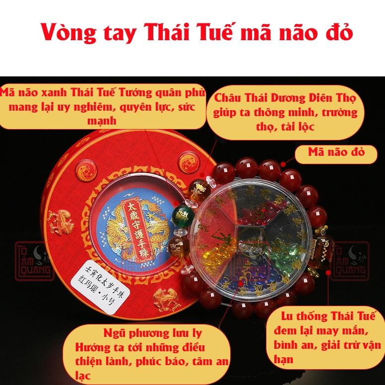 Vòng tay phong thủy thái tuế mang lại bình an - may mắn - tài lộc - công danh thăng tiến - TÔ TÂM QUANG