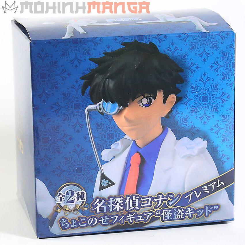 Mô hình nhân vật Kaito Kid (Siêu đạo chích Kid) cầm nón Figure Anime Thám tử lừng danh Conan Magic Kaitou có hộp
