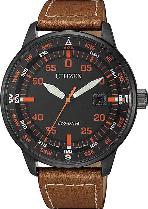 Đồng Hồ Nam Citizen Dây Da BM7395-11E - Mặt Đen