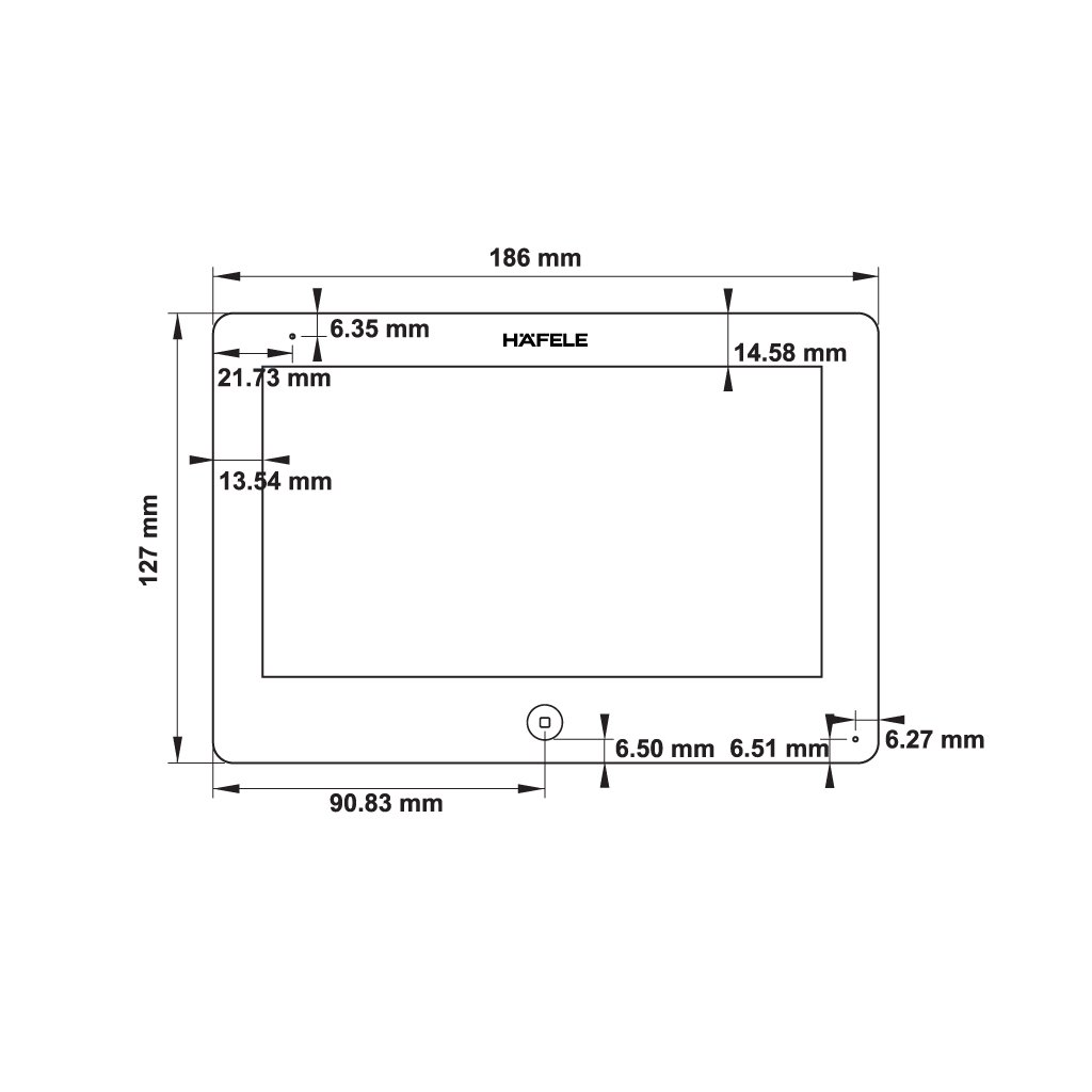 MÀN HÌNH CỬA CHUÔNG CỬA HAFELE SVM-770HD/959.23.097 - HÀNG CHÍNH HÃNG