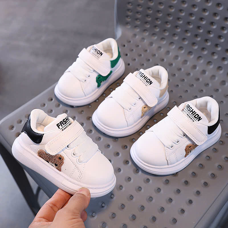 Giày thể thao đế mềm chống trượt cho bé trai bé gái phong cách Hàn Quốc size 21-30 hàng Quảng Châu