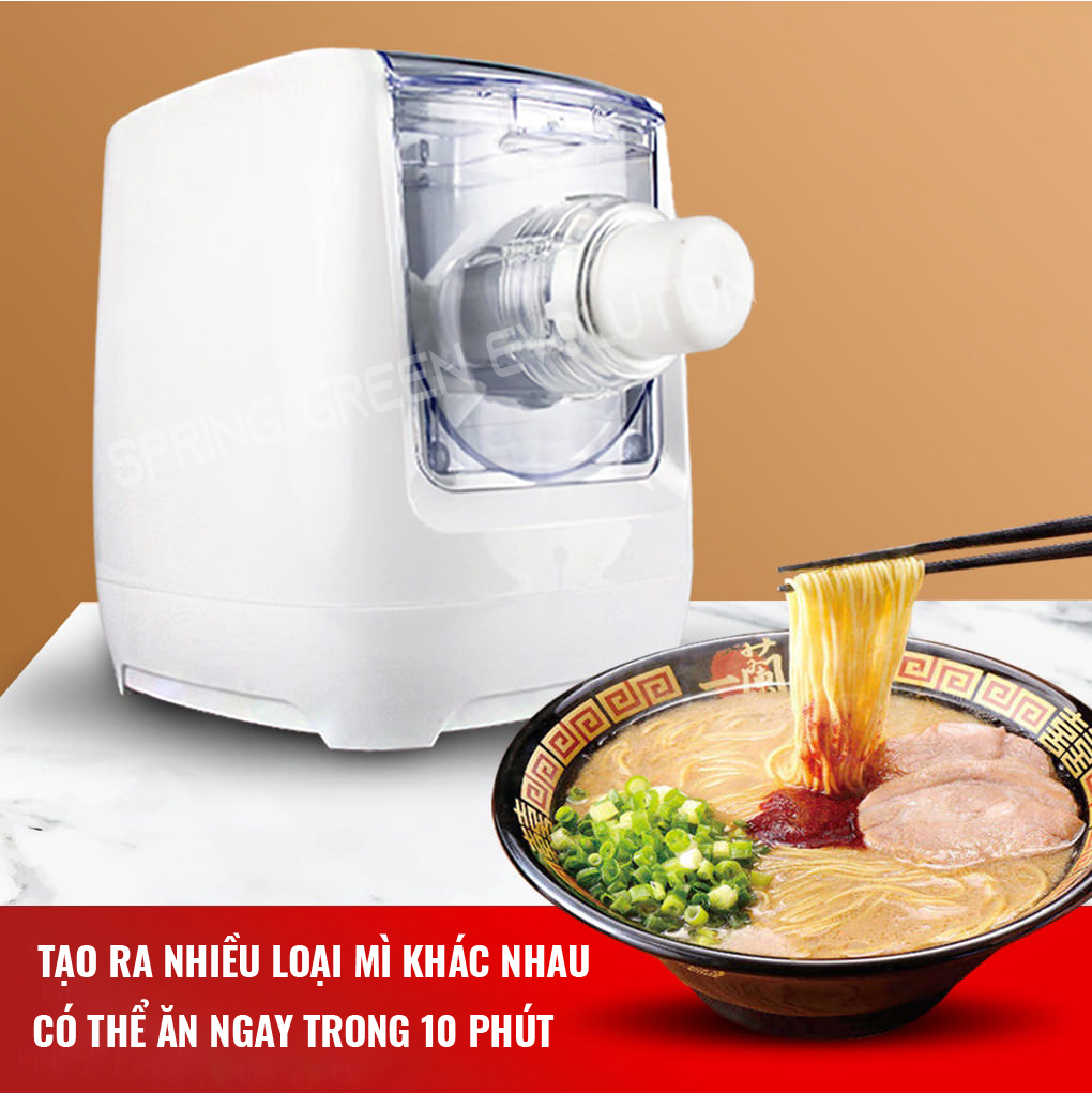 Máy Làm Mì, Nui Pasta Maker. Làm Mọi Loại Nui, Mì, Miến, Phở, Bún, Mì Vằn Thắn. Tặng Kèm 9 Đầu Làm. Hàng Nhập Khẩu Thailand