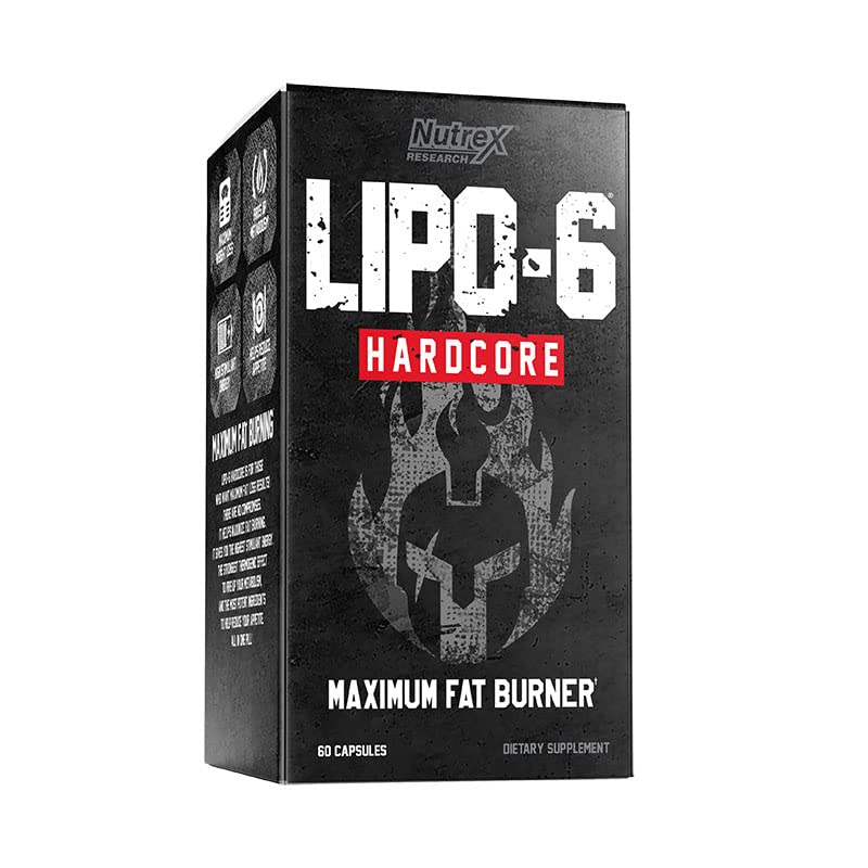 LIPO 6 HARDCORE NUTREX RESEARCH (60 VIÊN) - VIÊN UỐNG HỖ TRỢ ĐỐT MỠ MẠNH MẼ NHẤT