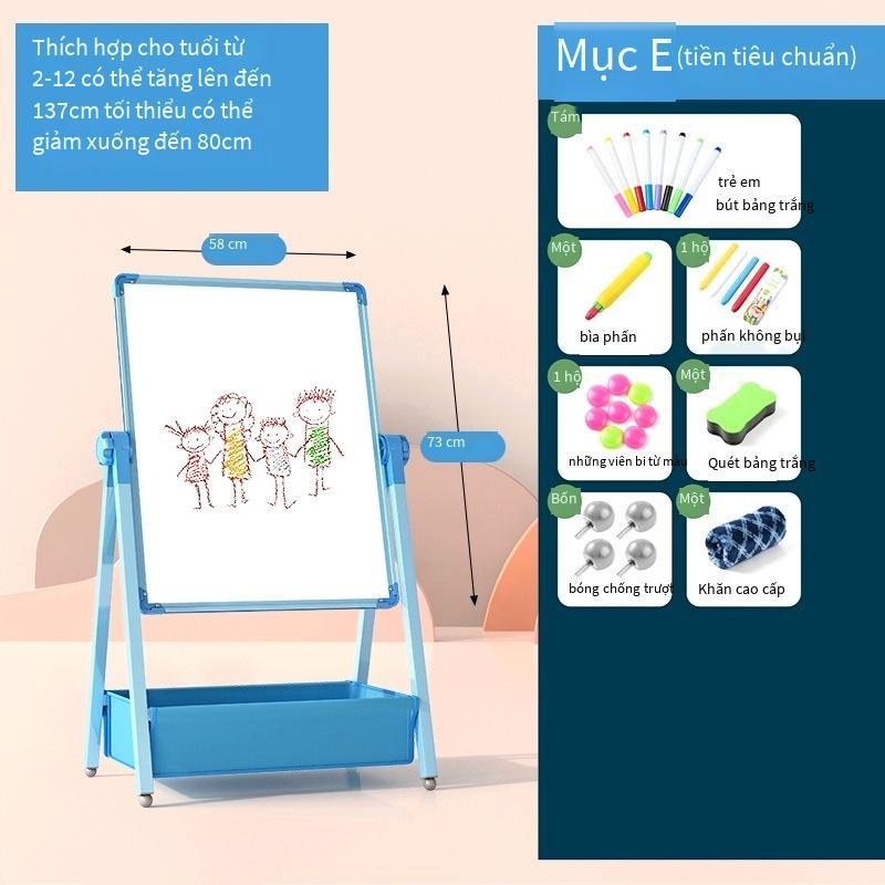 Bảng vẽ phong cách mới nhất bảng đen nhỏ màu đen cho bé xóa từ tính tranh tô màu nhà khoa học bảng đen nhỏ giá đỡ viết cho trẻ em